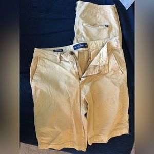 Hollister Khaki Short Sz 34 - 2 Pair Available